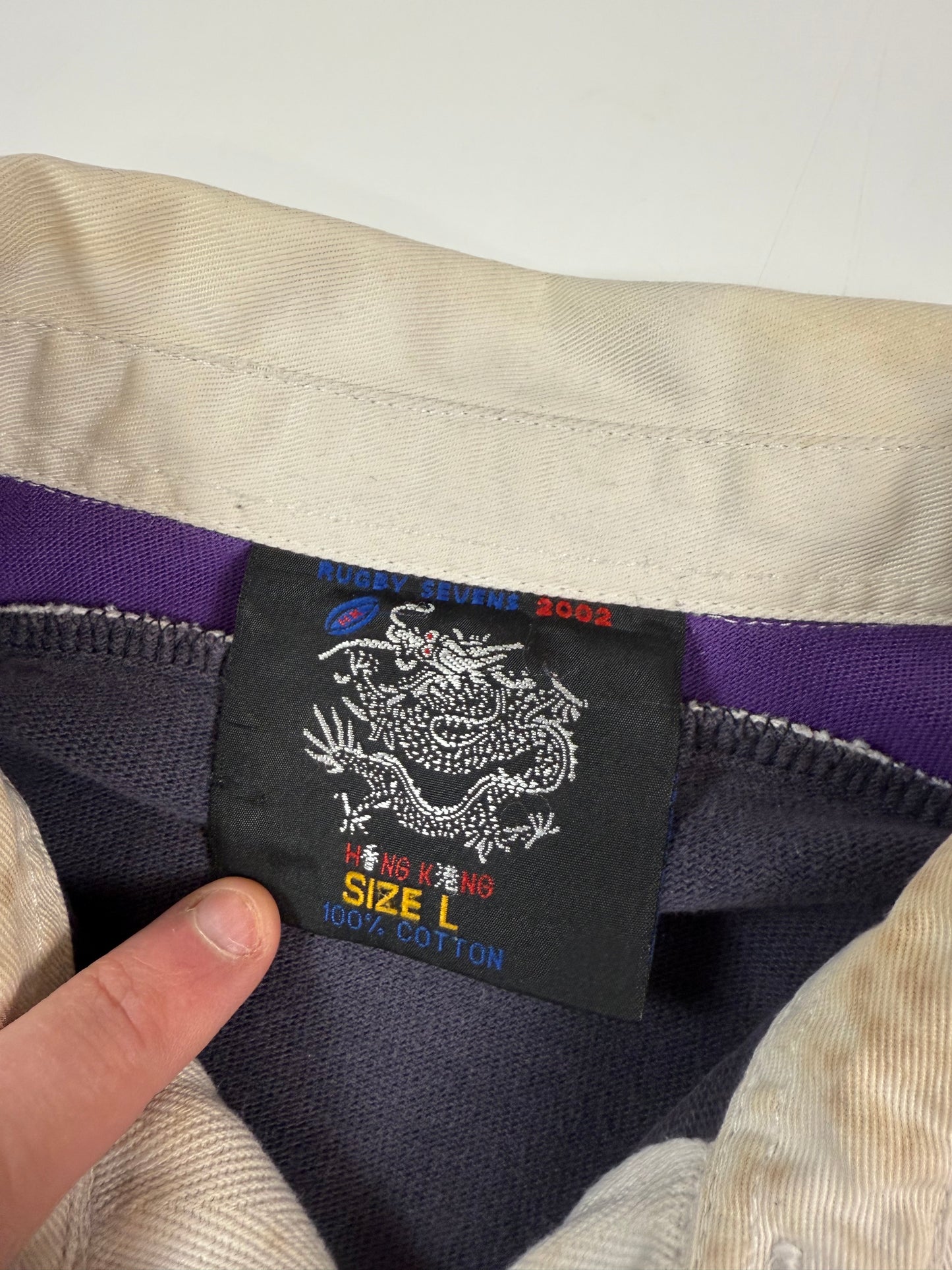 Vintage Scotland 2002 sevens rugby shirt (L)