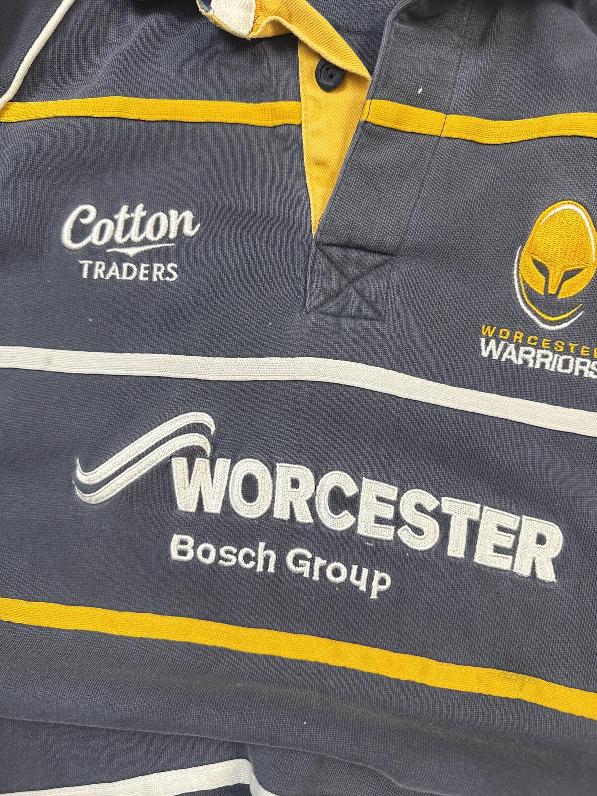 Worcester Warriors 2011/12 Cotton Traders rugby union shirt (L)