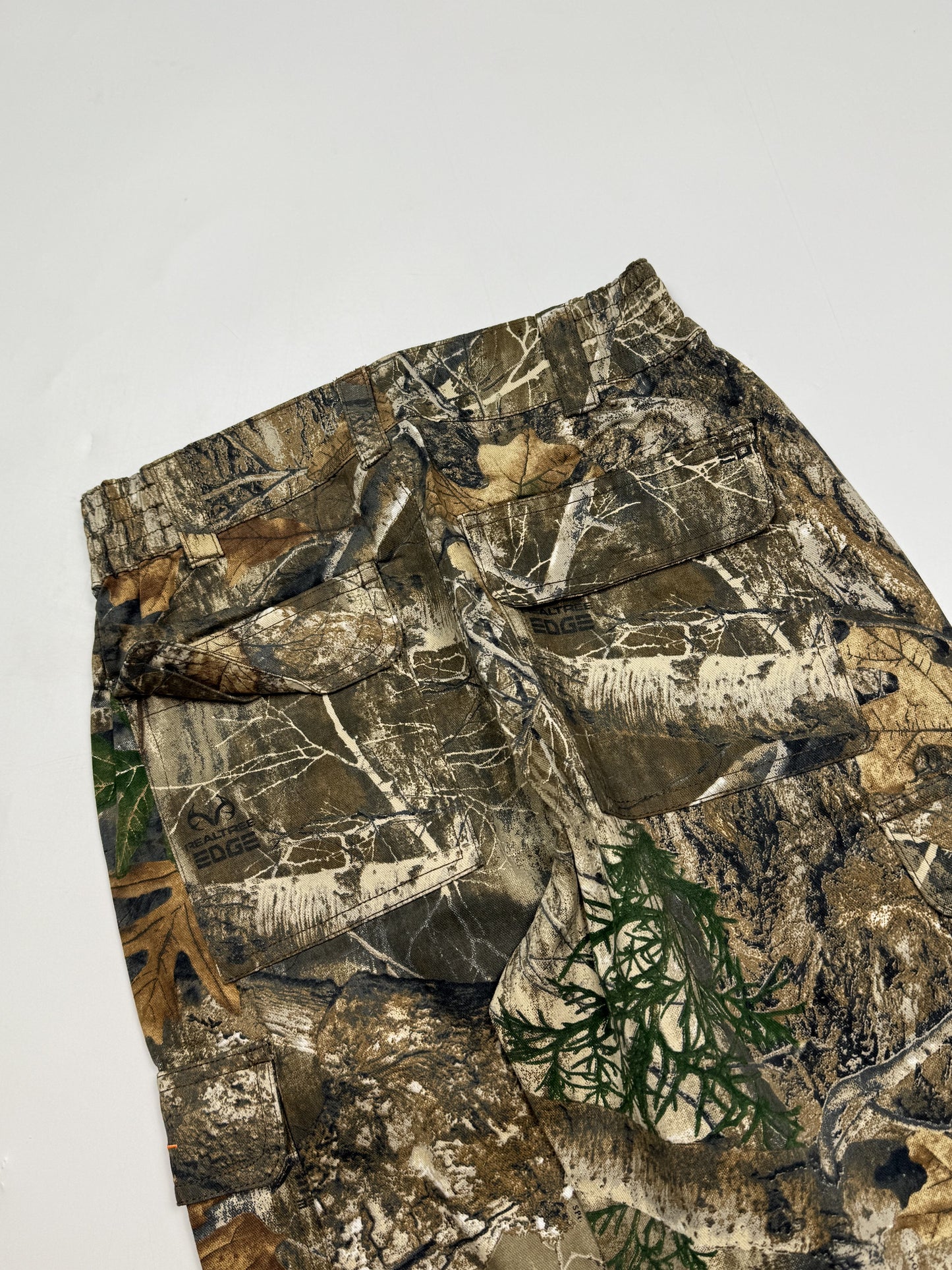 Real tree baggy camo cargo pants (W28)