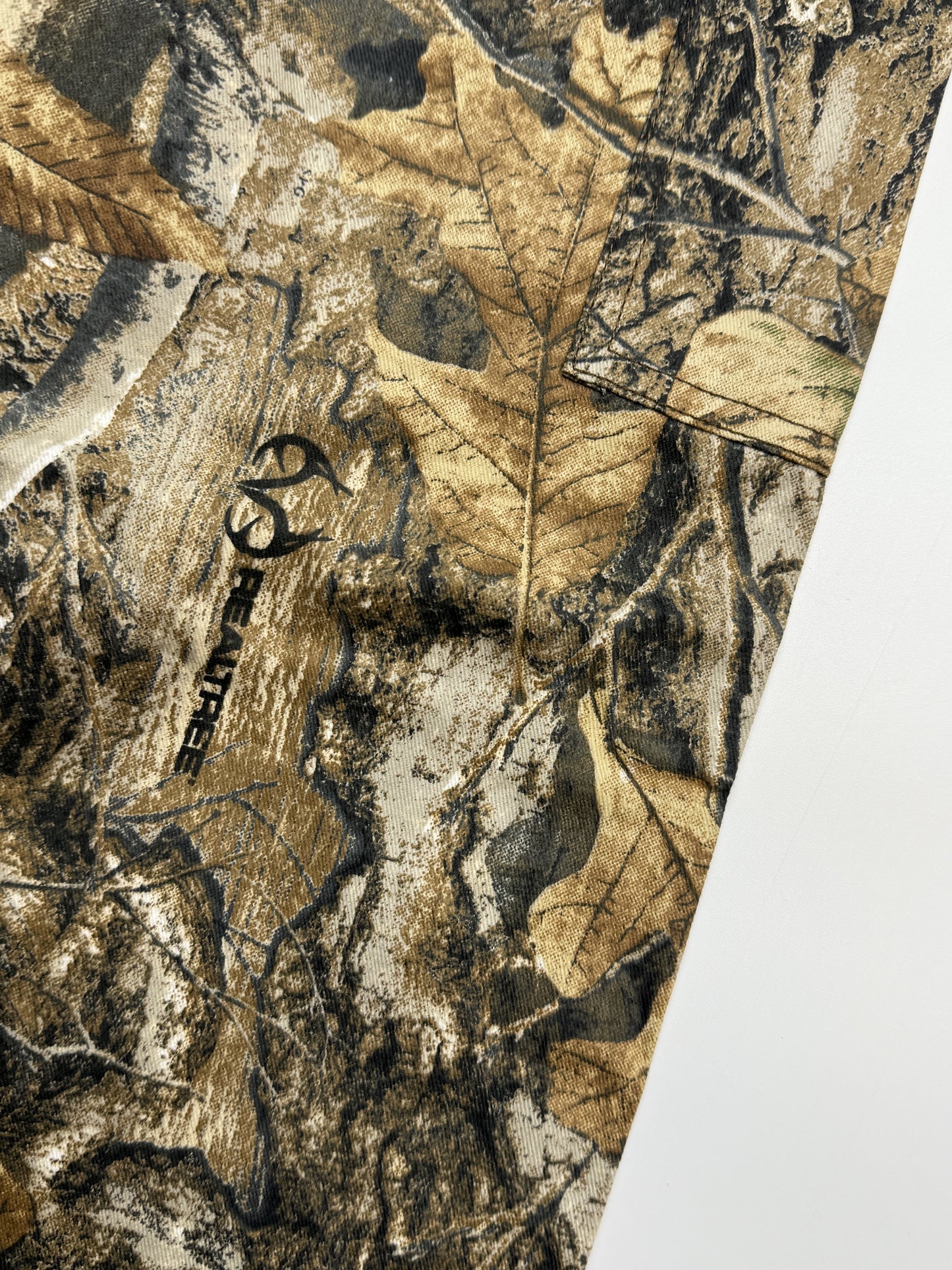 Real tree baggy camo cargo pants (W28)