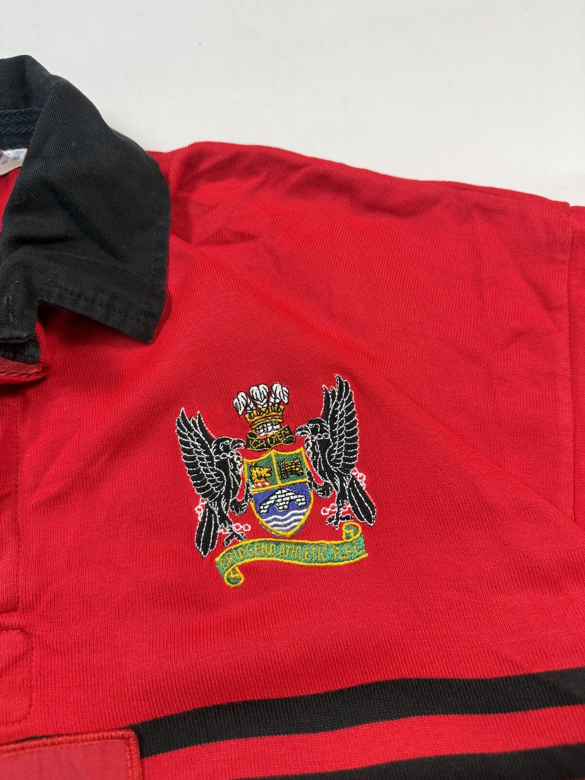 Vintage 80s Bridgend Halbro rugby union shirt (XL)