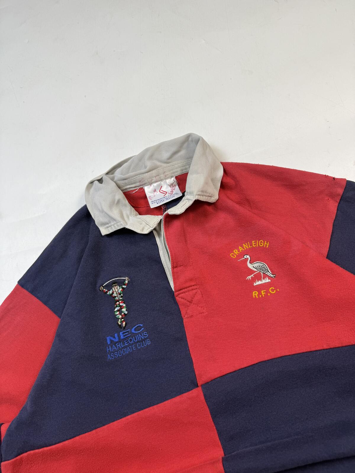 Vintage 90s Cranleigh Harlequins rugby union shirt (L)