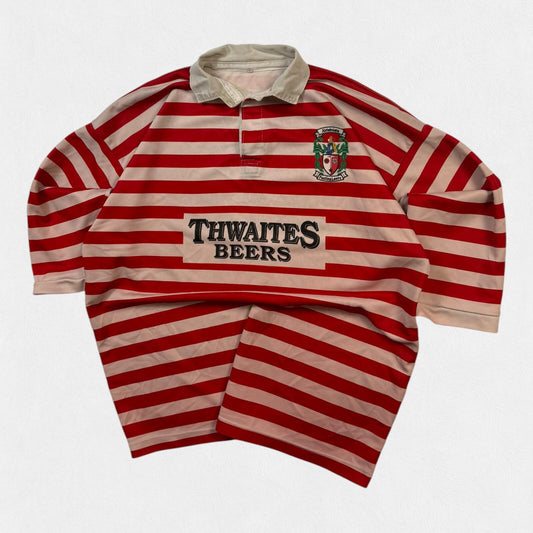 Vintage 80s Aldwinians Manchester rugby union shirt (XXL)