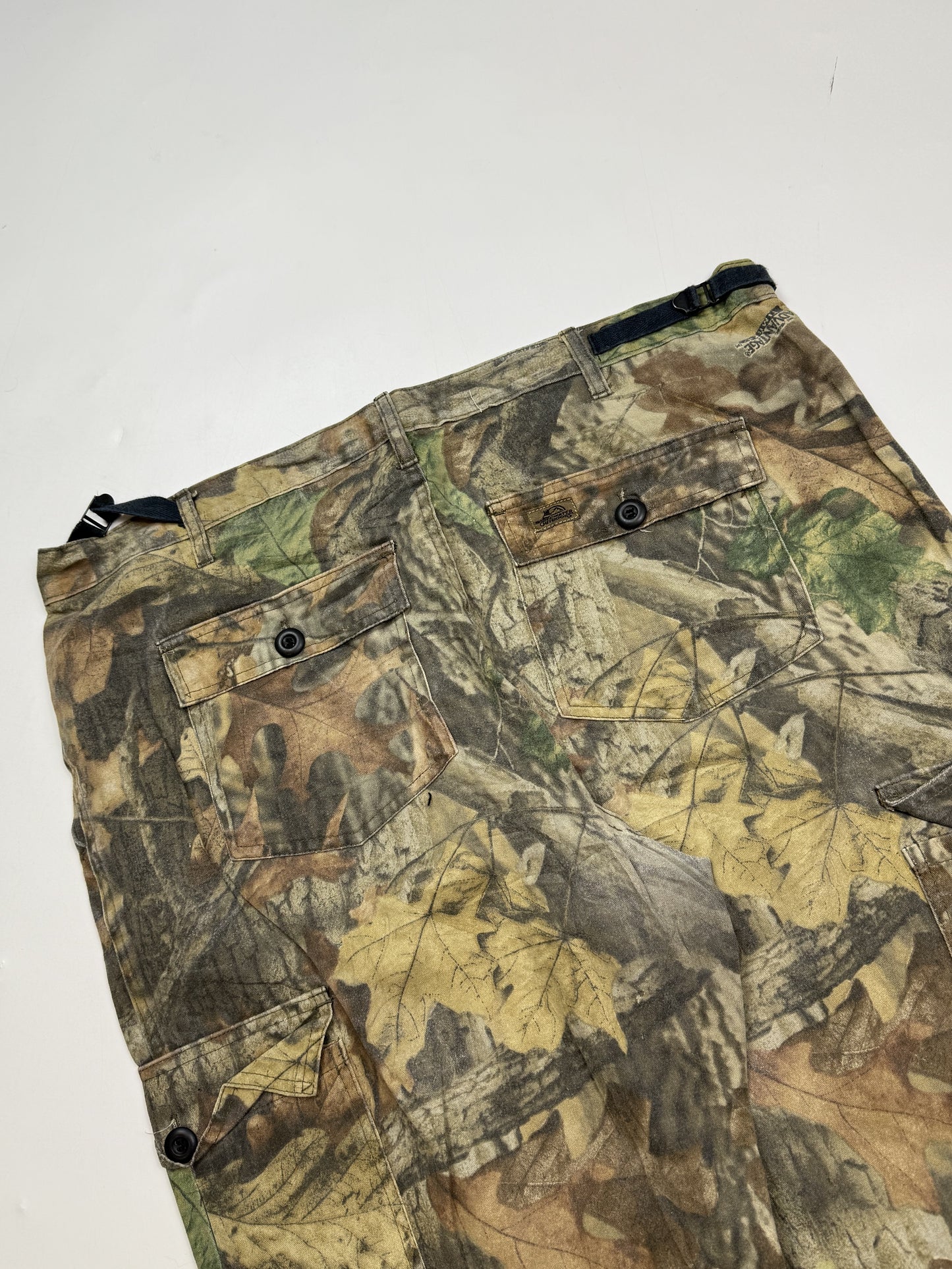 Real tree baggy camo cargo pants (W40)