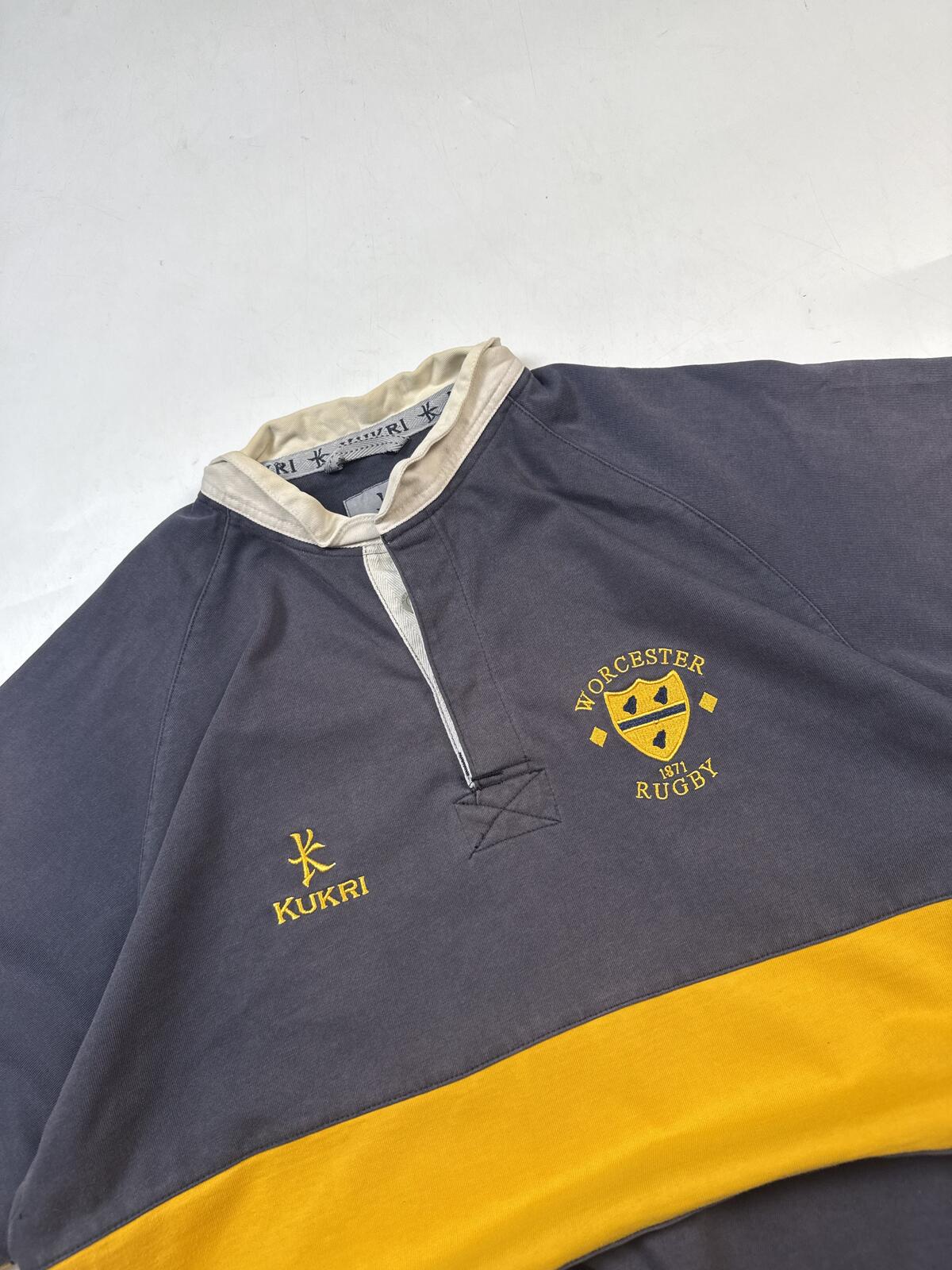 Vintage 2000s Worcester warriors Kukri rugby union shirt (XXL)