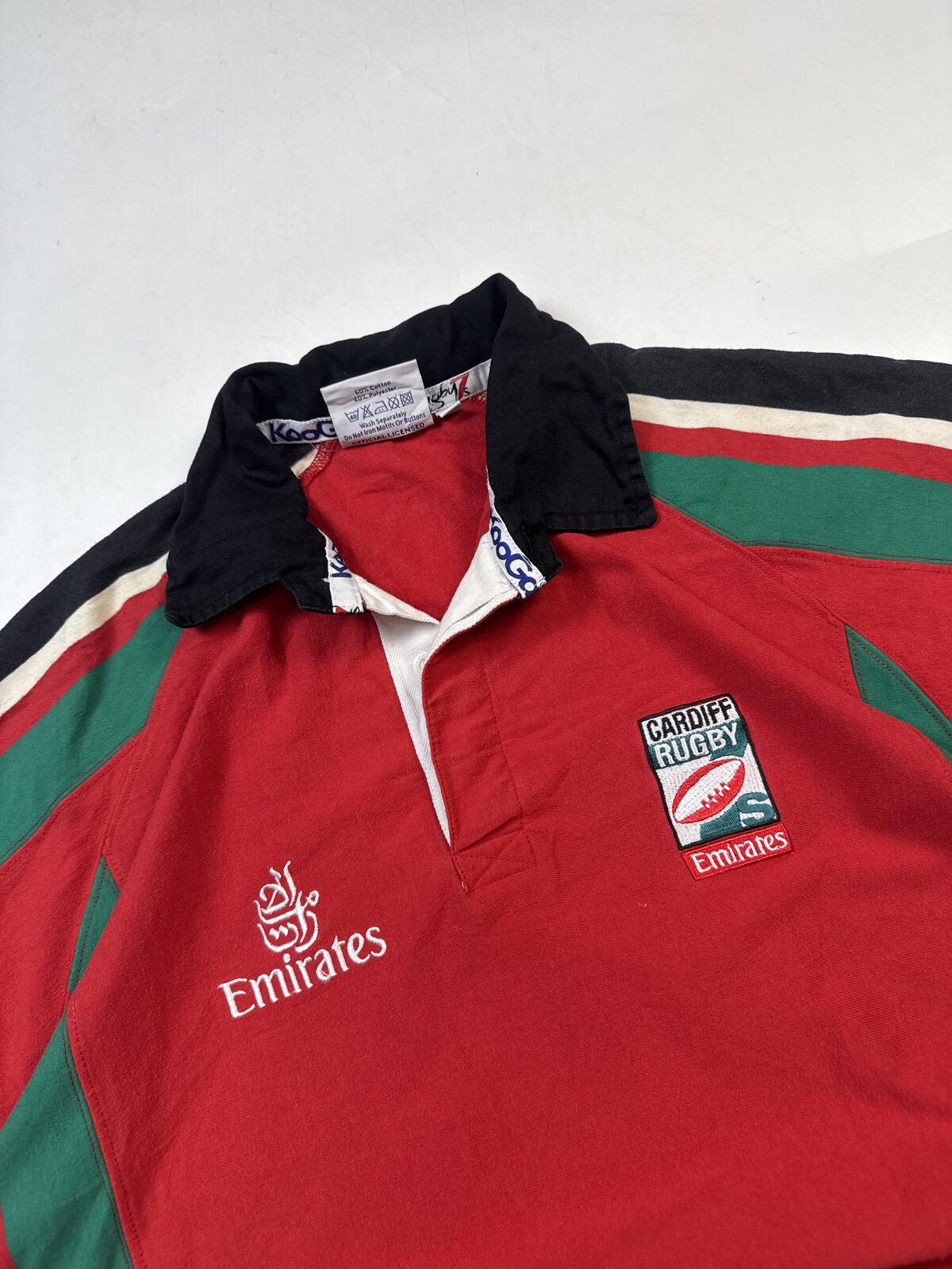 Vintage 2000s Cardiff Rugby Kooga rugby shirt (XL)