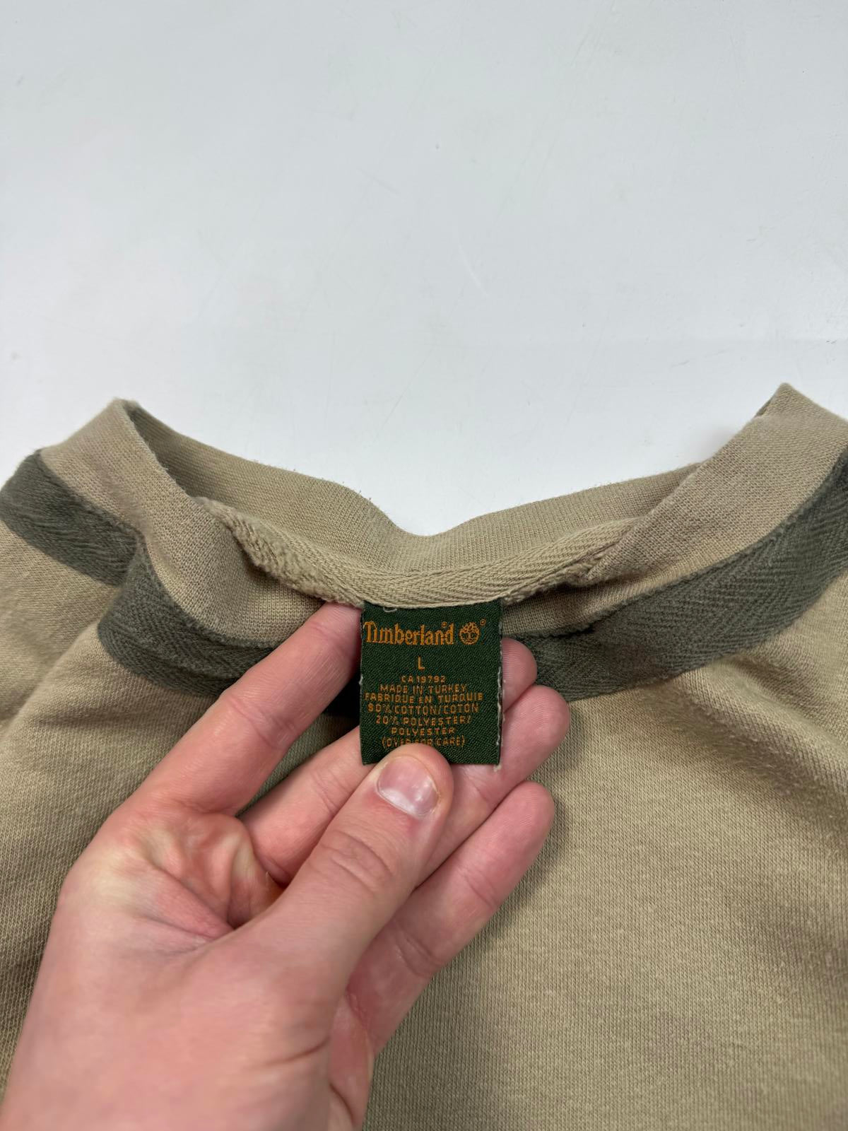 Vintage Timberland side stripe sweatshirt (L)