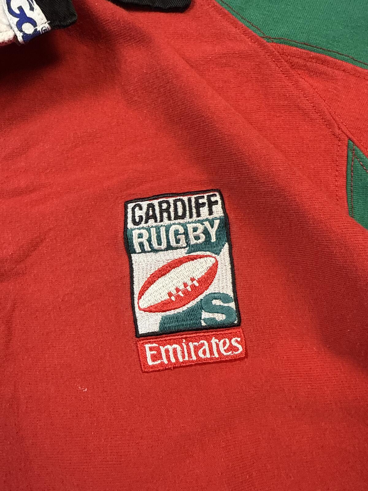 Vintage 2000s Cardiff Rugby Kooga rugby shirt (XL)