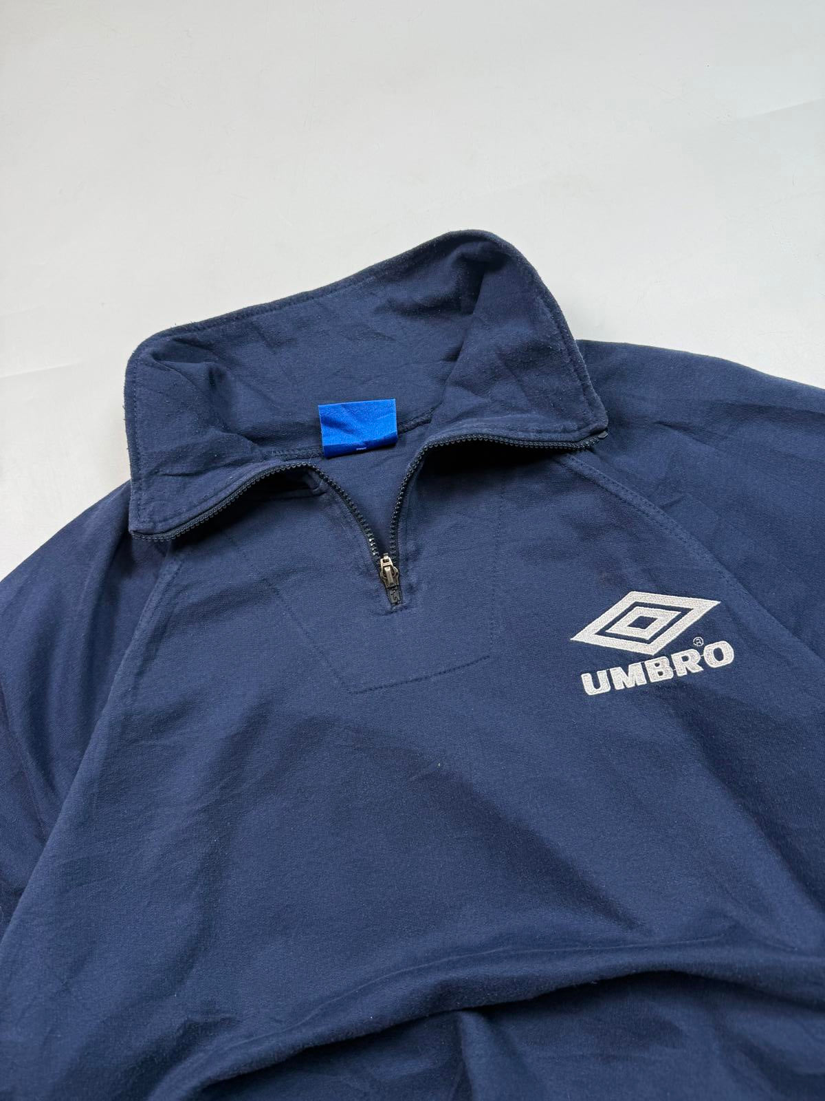 Vintage 90s Umbro 1/4 zip sweatshirt (M)