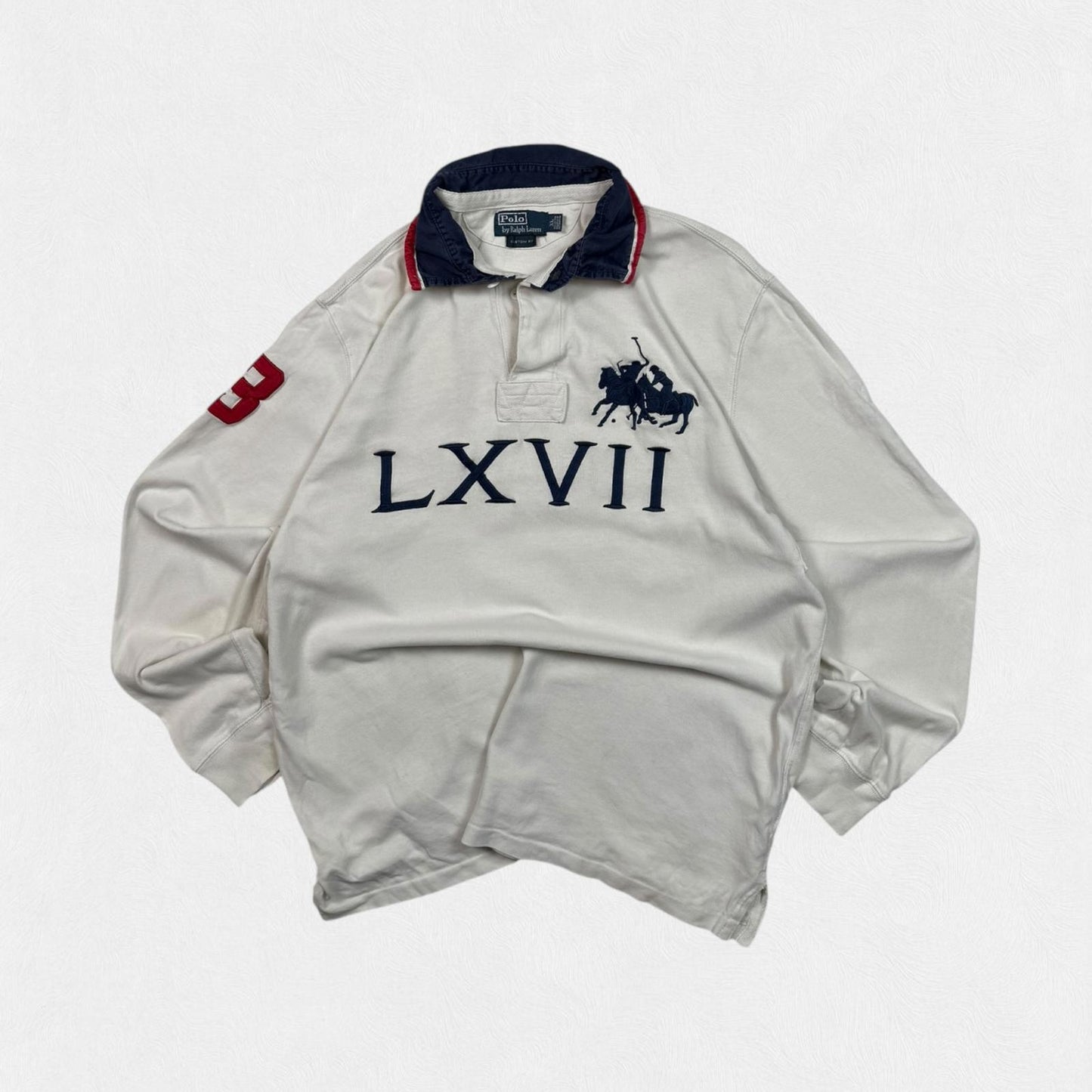 Vintage Polo Ralph Lauren rugby polo shirt (XL)