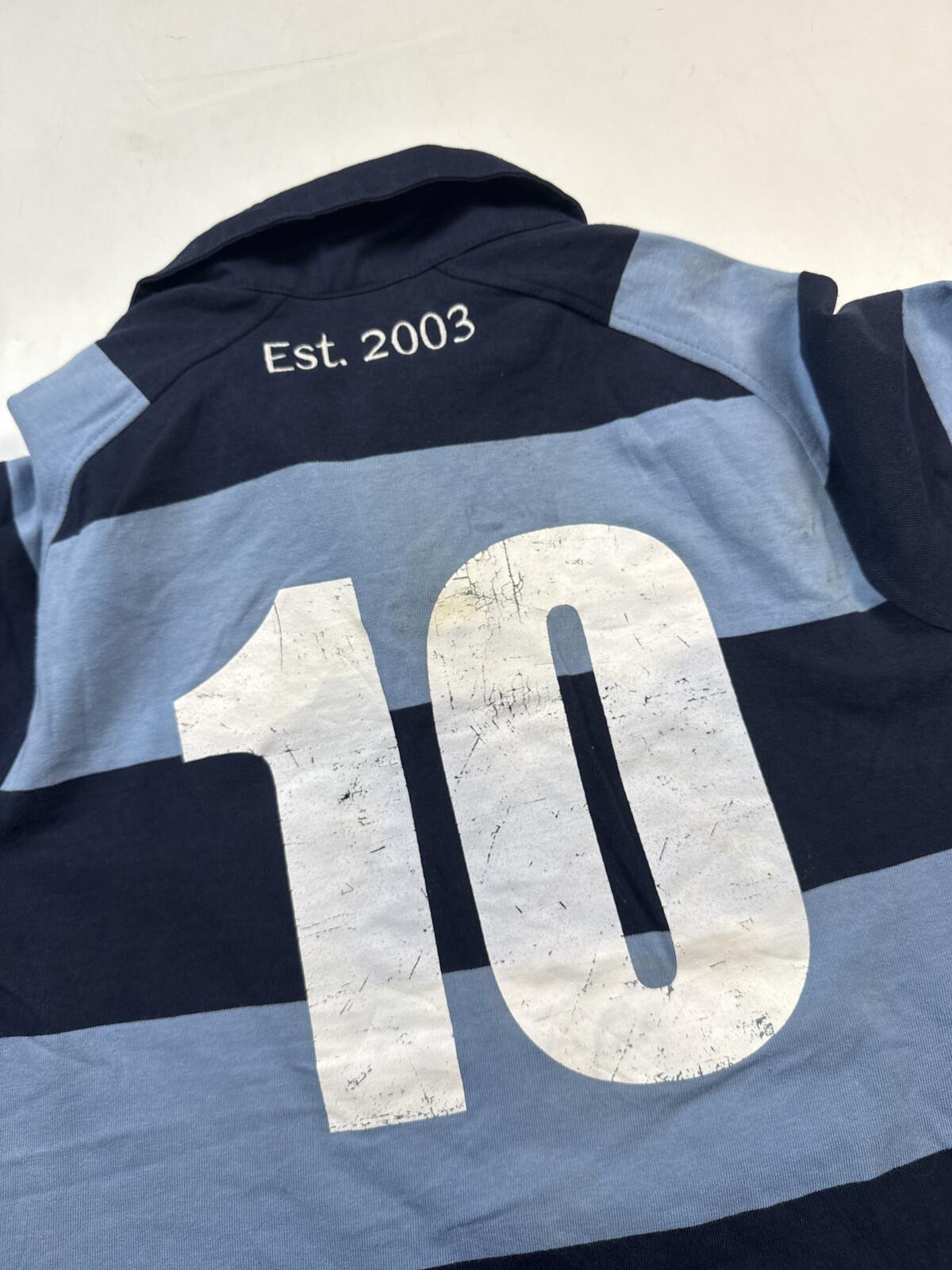 Vintage Cardiff Blues Canterbury rugby union shirt (S)