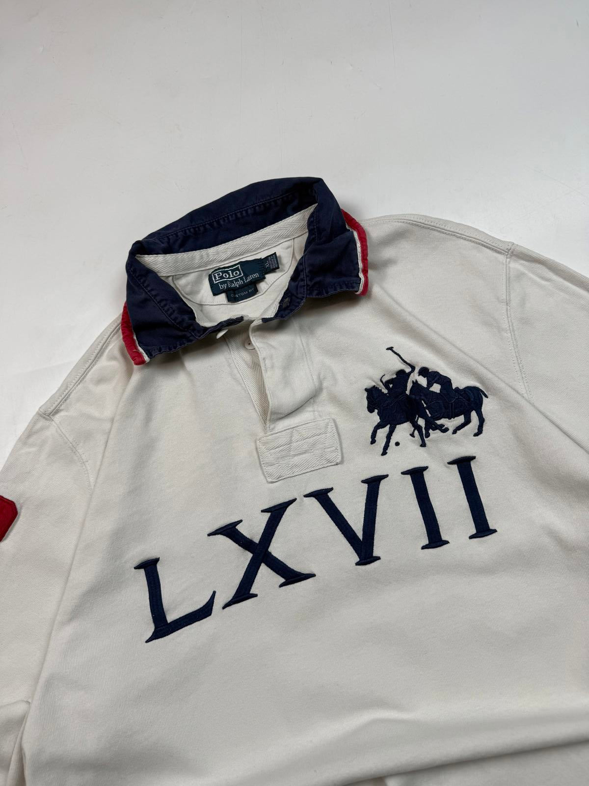 Vintage Polo Ralph Lauren rugby polo shirt (XL)