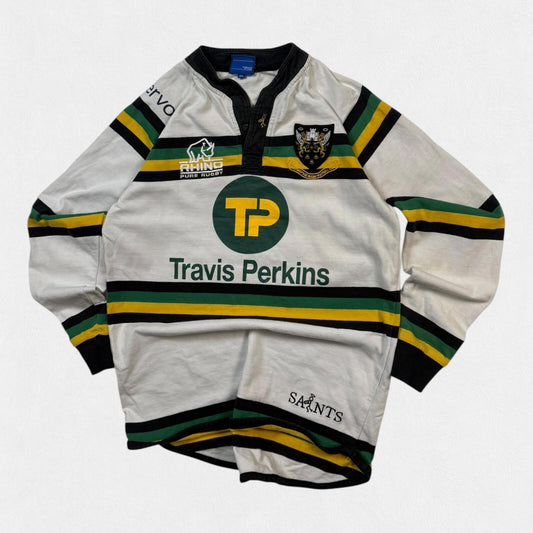 Vintage Northampton Saints 2008-10 Rhino rugby shirt (XS)