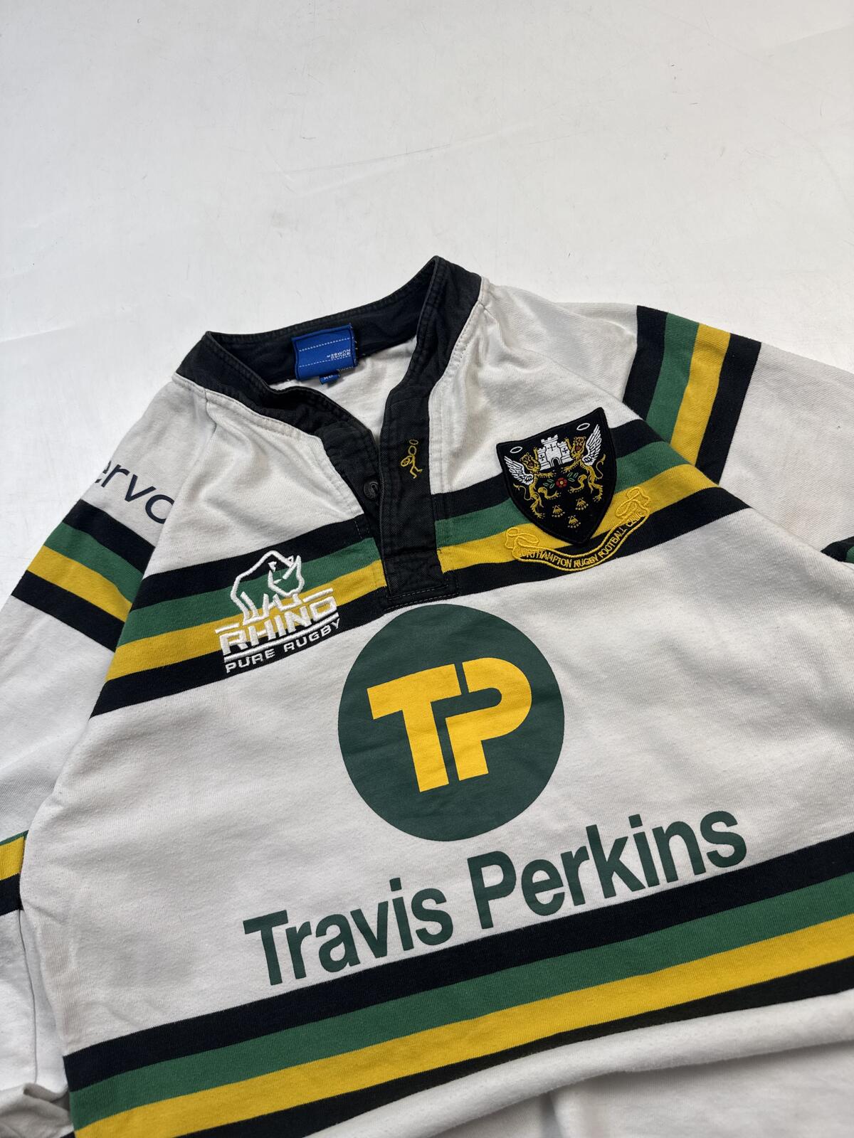 Vintage Northampton Saints 2008-10 Rhino rugby shirt (XS)