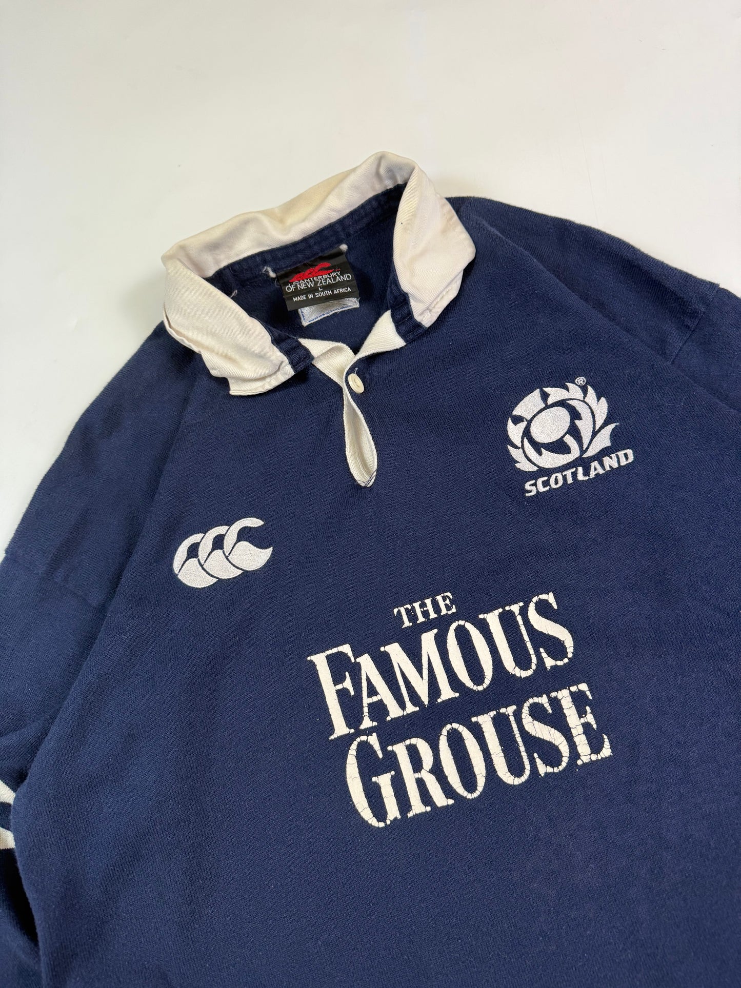 Vintage Scotland 2002-05 Canterbury rugby shirt (L)