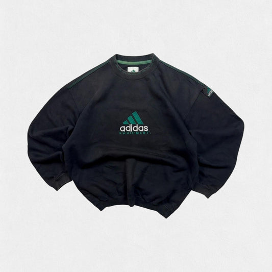 Vintage 90s adidas equipment centre logo sweatshirt (S)