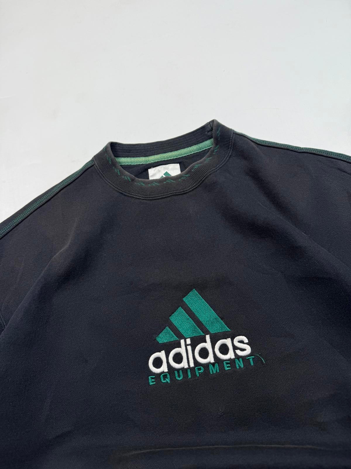 Vintage 90s adidas equipment centre logo sweatshirt (S)