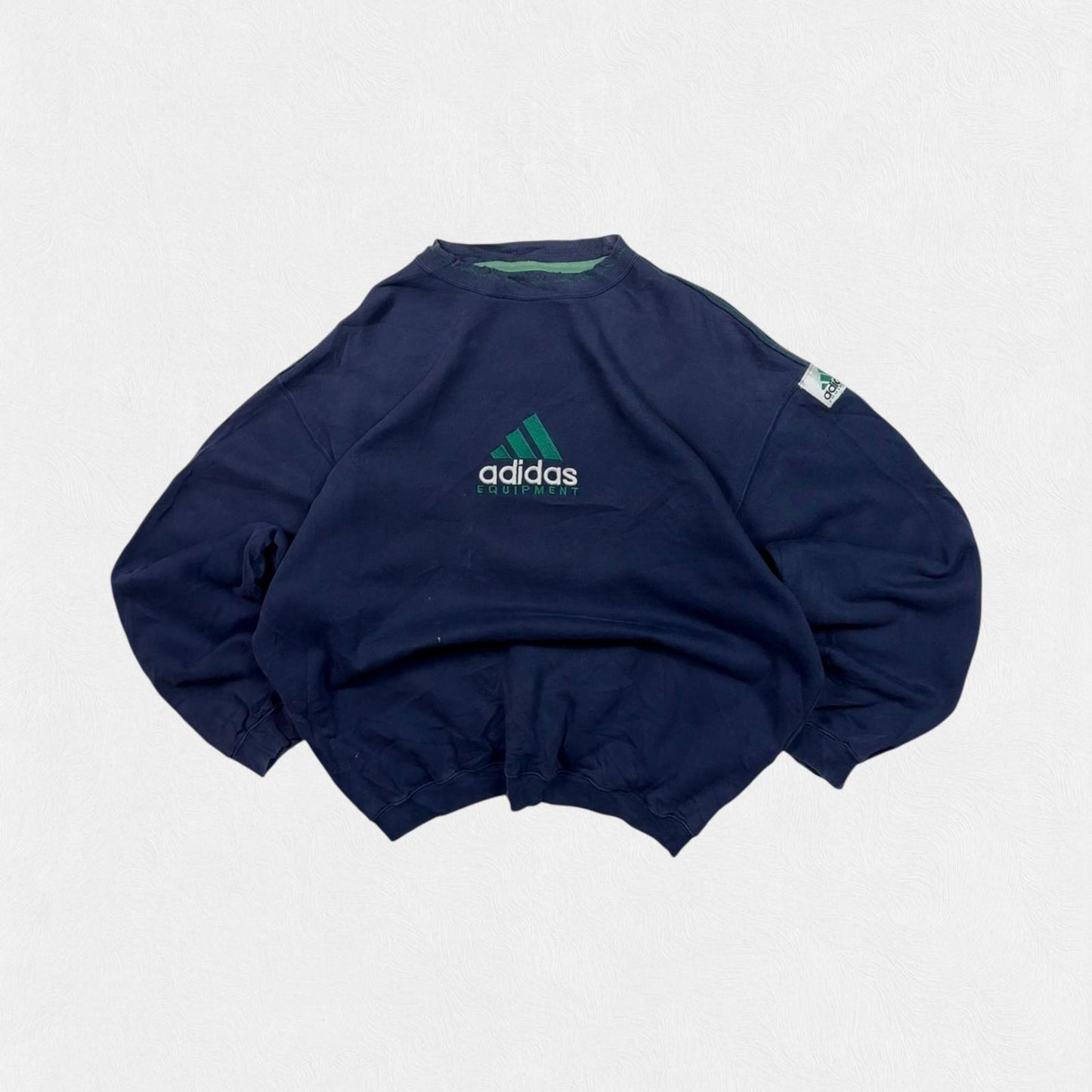 Vintage 90s adidas equipment centre logo sweatshirt (L)