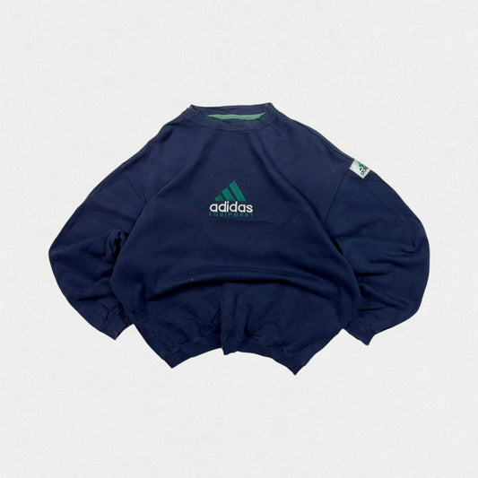 Vintage 90s adidas equipment centre logo sweatshirt (L)