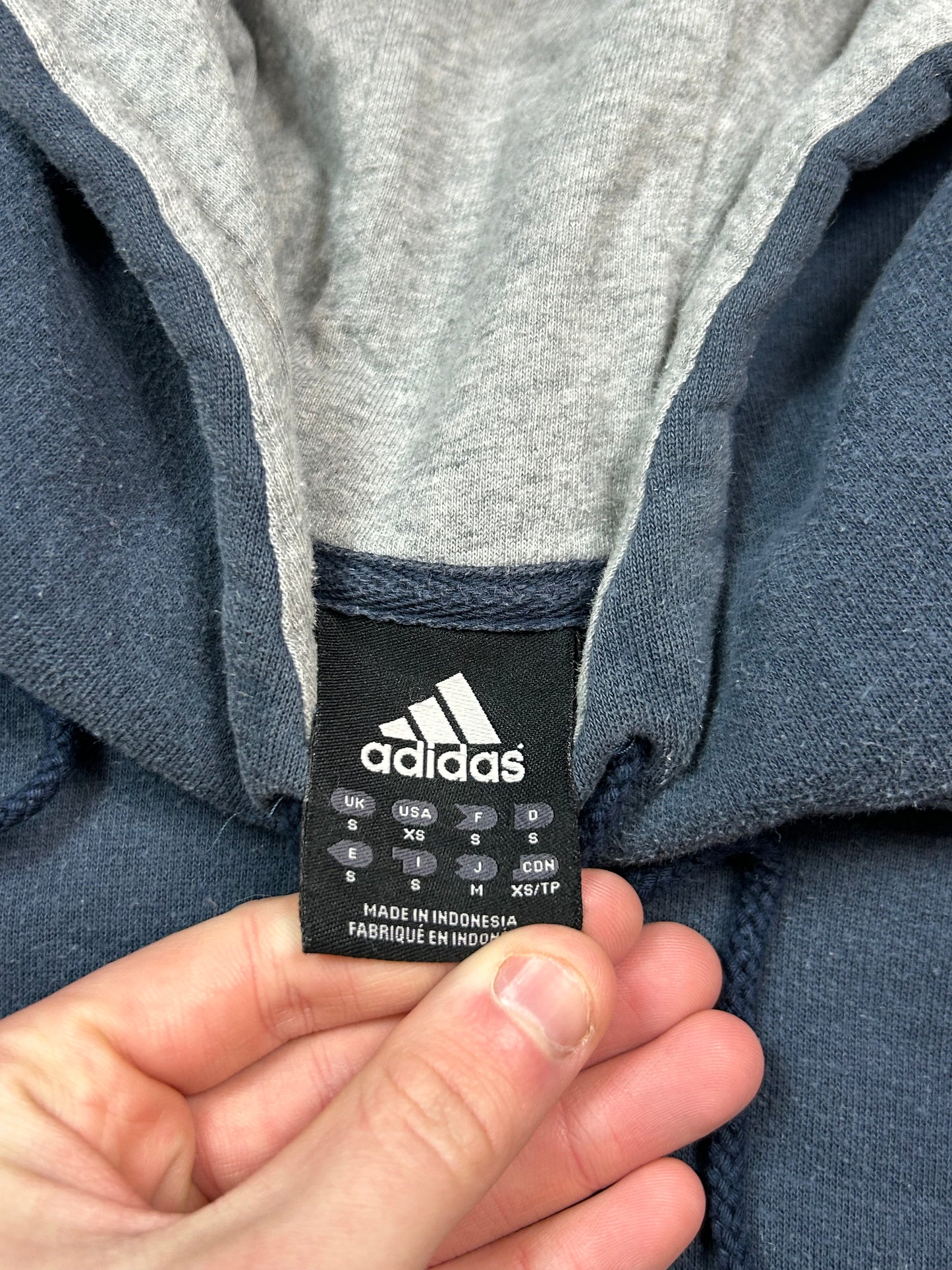 Vintage Adidas 1949 spell out hoodie (M)