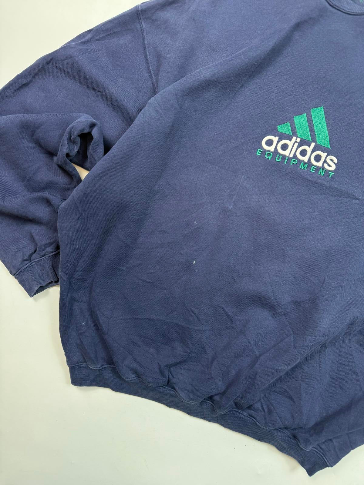 Vintage 90s adidas equipment centre logo sweatshirt (L)
