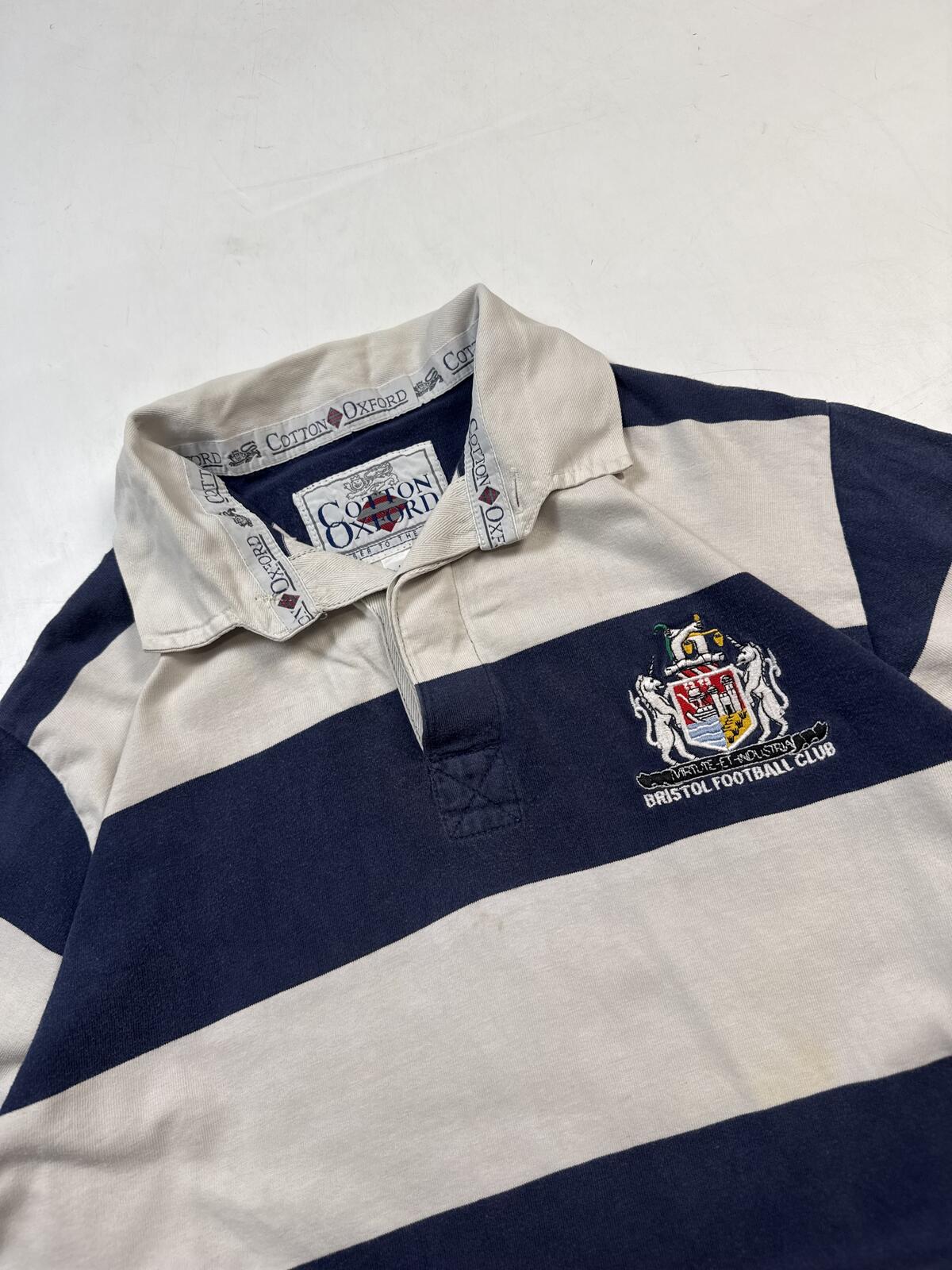 Vintage Bristol 1997/98 Cotton Oxford rugby shirt (L)