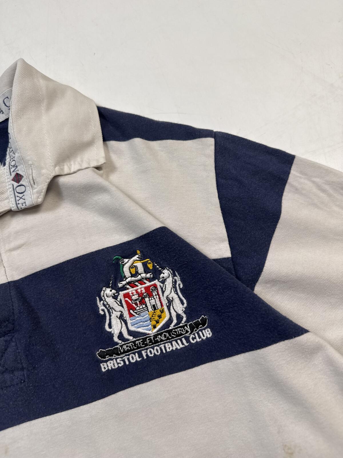 Vintage Bristol 1997/98 Cotton Oxford rugby shirt (L)