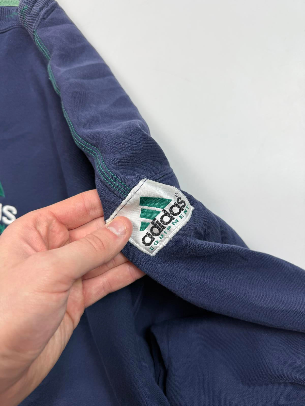Vintage 90s adidas equipment centre logo sweatshirt (L)