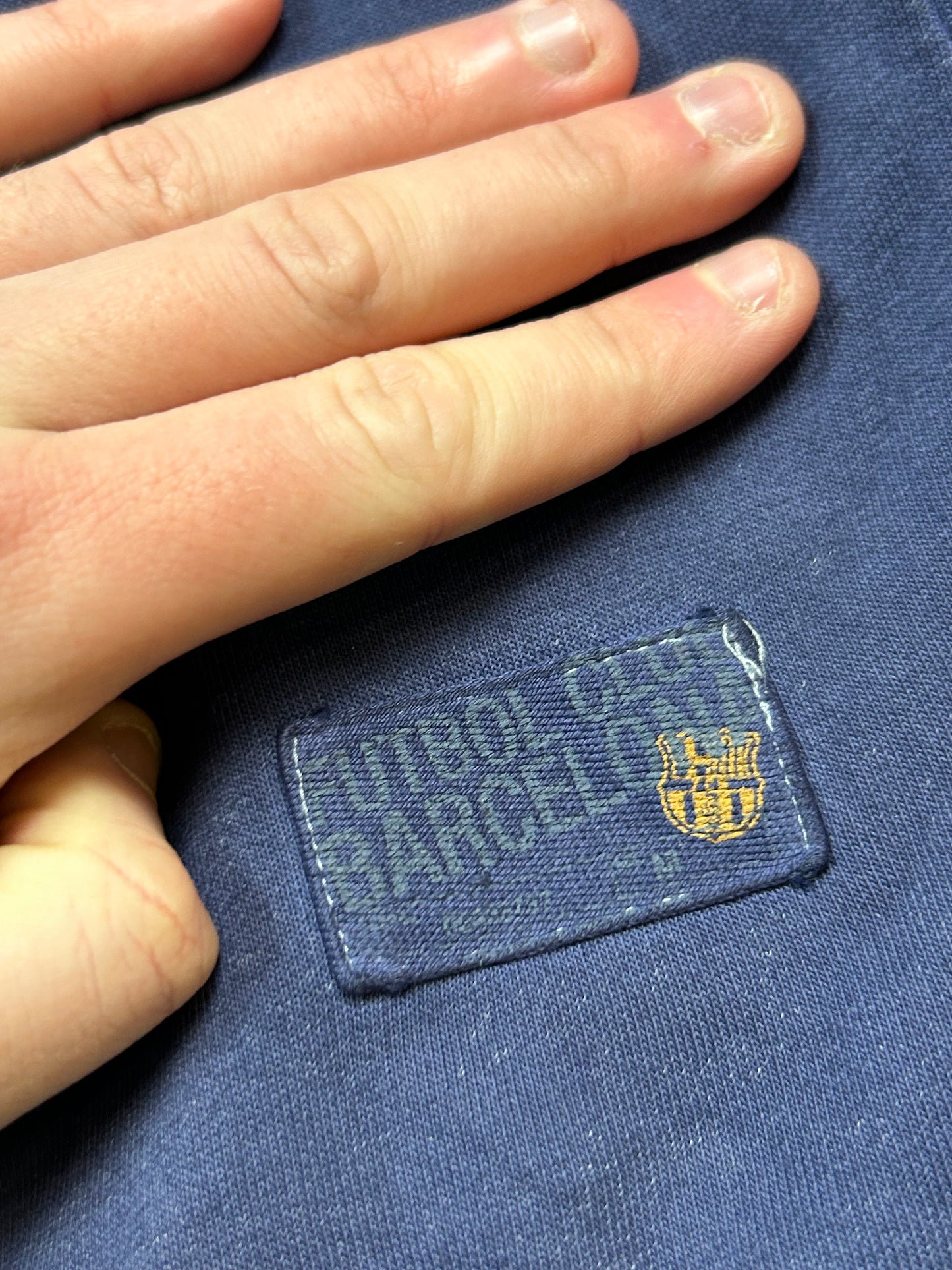 Vintage Nike Barcelona football hoodie (XL)