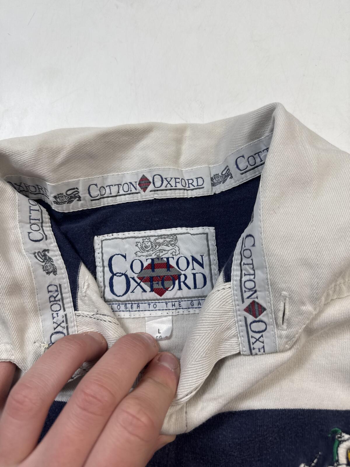 Vintage Bristol 1997/98 Cotton Oxford rugby shirt (L)