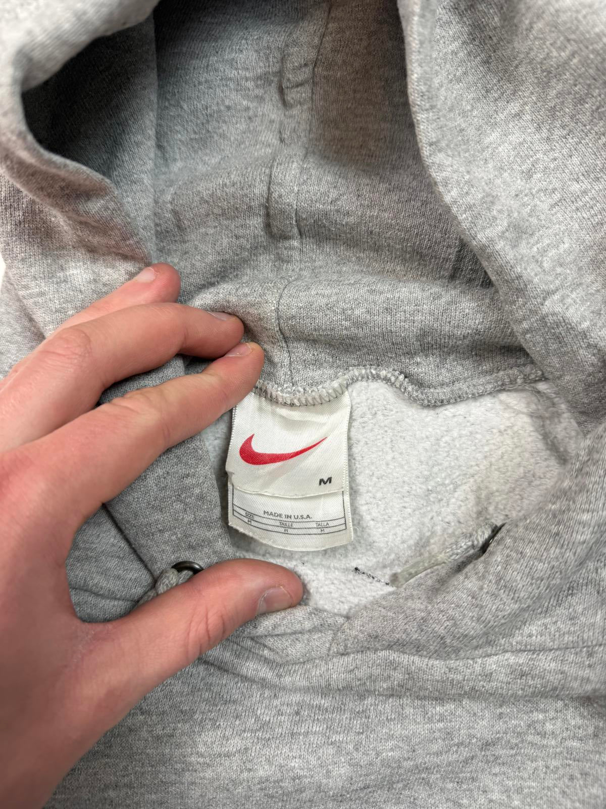 Vintage 90s Nike centre swoosh hoodie (M)
