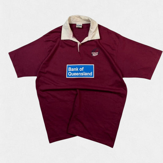 Vintage Queensland reds 2001 training rugby union shirt (XXL)