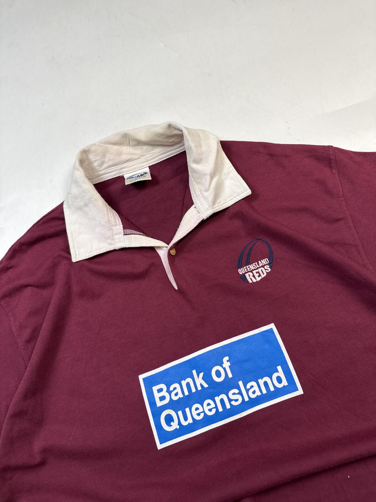 Vintage Queensland reds 2001 training rugby union shirt (XXL)