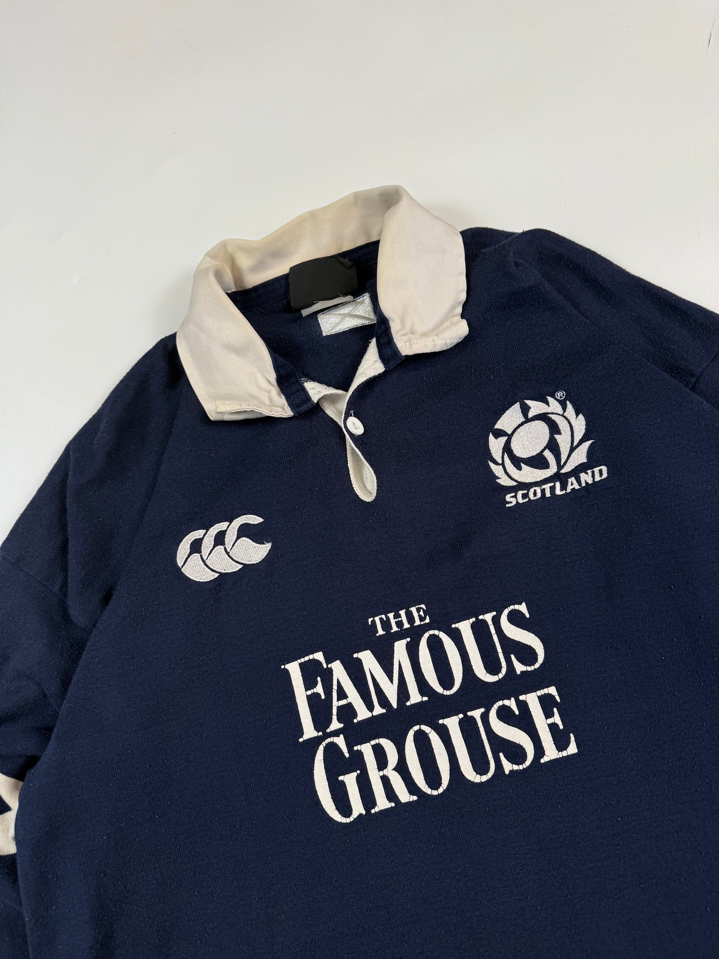Vintage Scotland 2002-05 Canterbury rugby shirt (L)