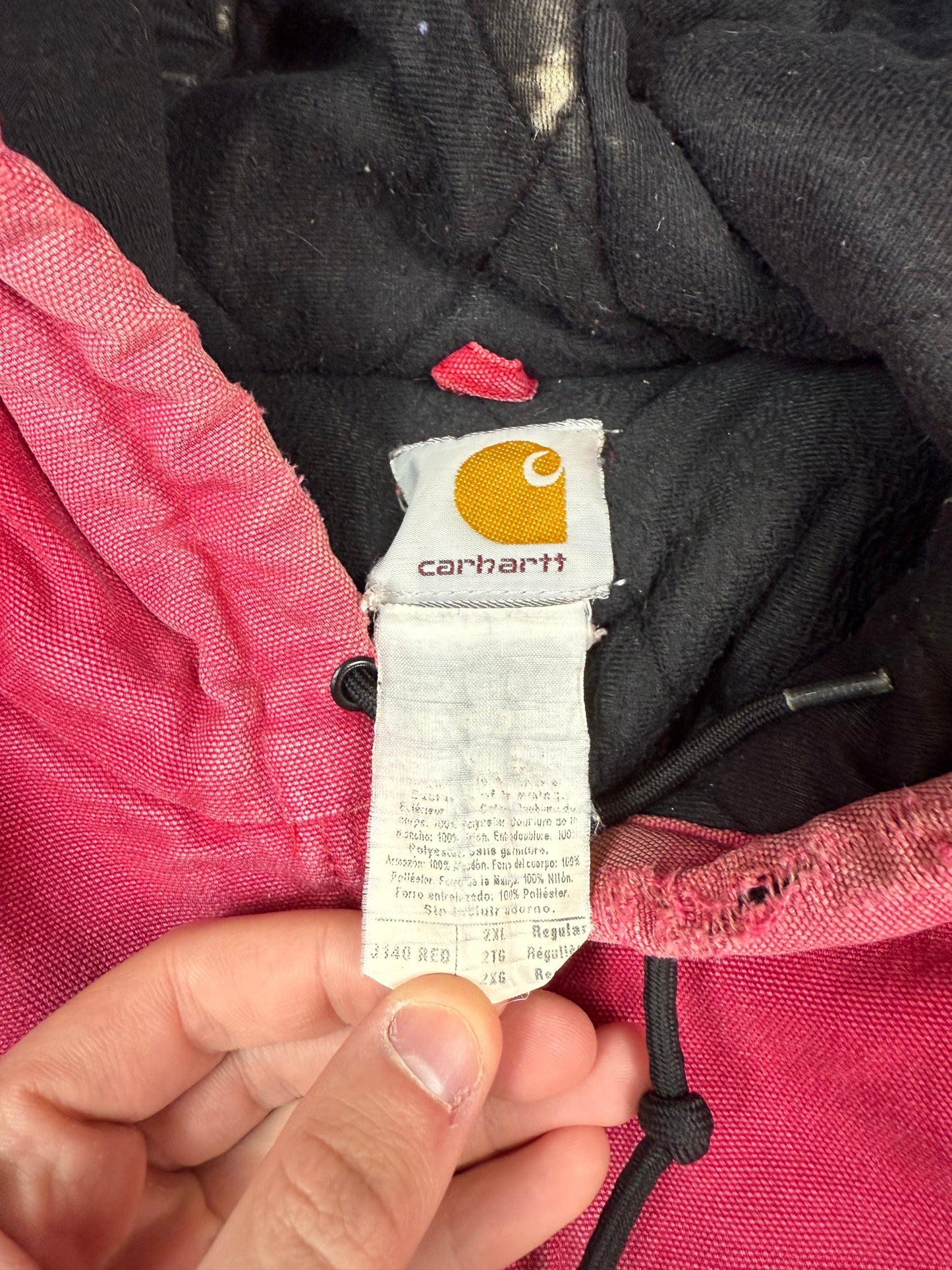 Vintage Carhartt active hooded workwear jacket (XXL)