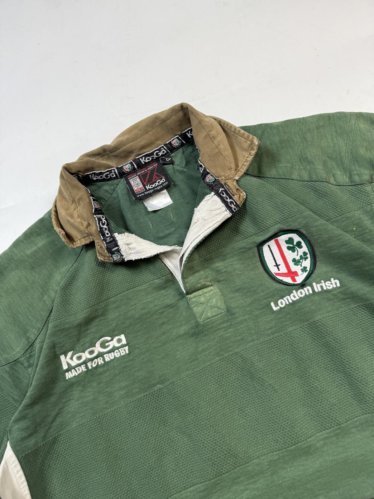 Vintage London Irish 2001/02 Kooga rugby union shirt (L)