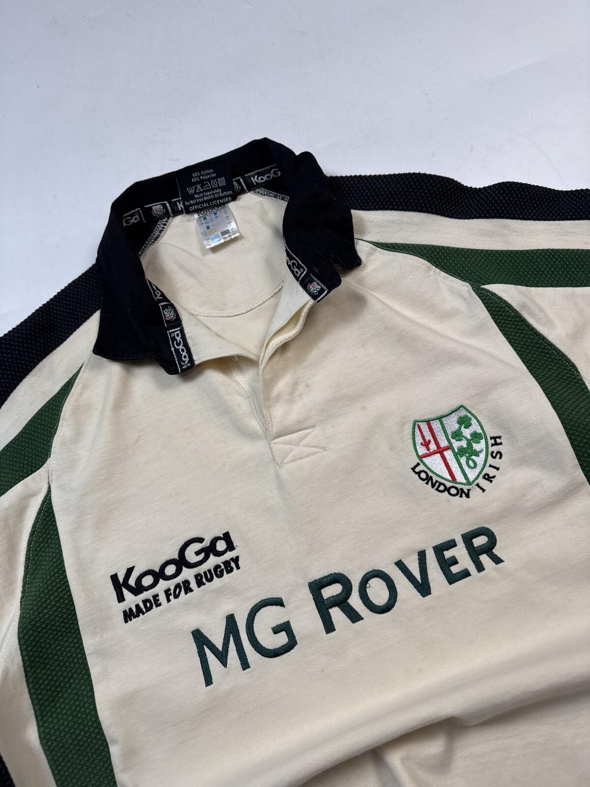 Vintage London Irish 2001/02 Kooga rugby union shirt (L)
