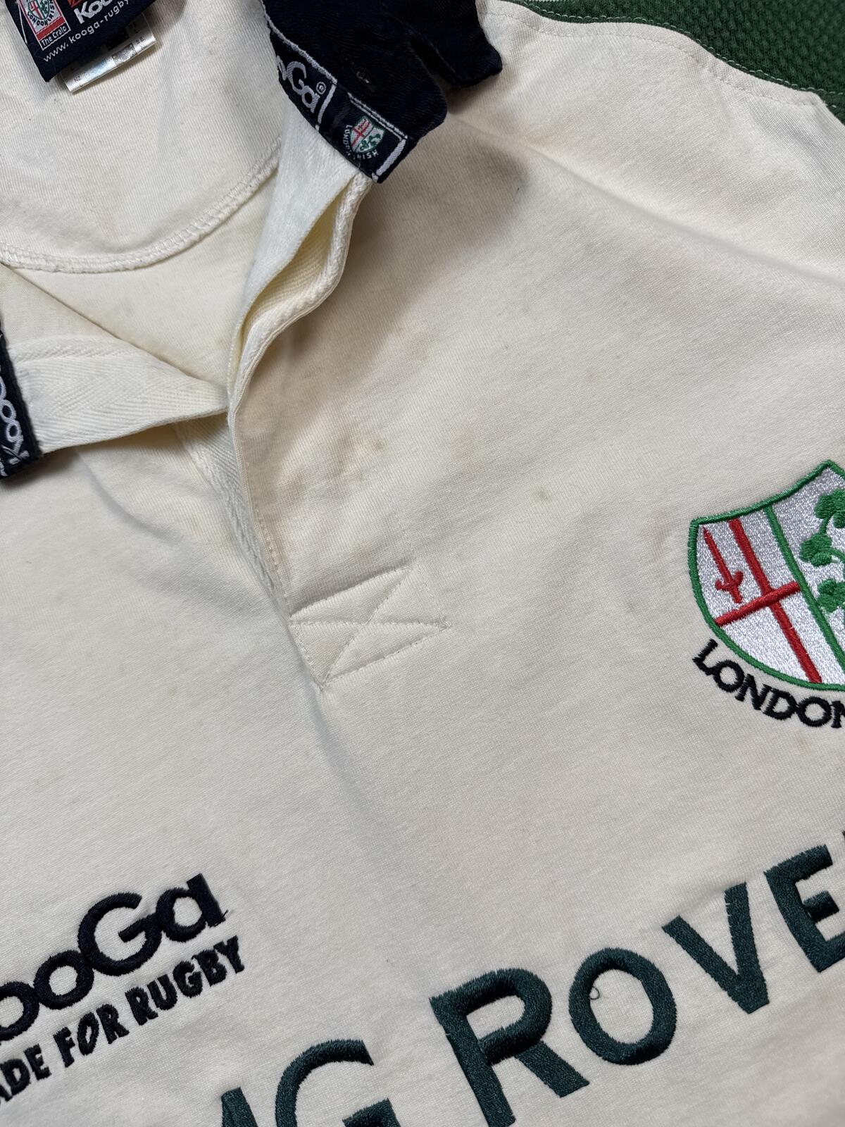 Vintage London Irish 2001/02 Kooga rugby union shirt (L)