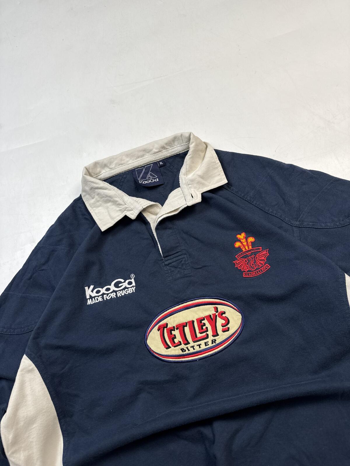Vintage Llanelli scarlets 2000-02 Kooga away rugby shirt (XL)
