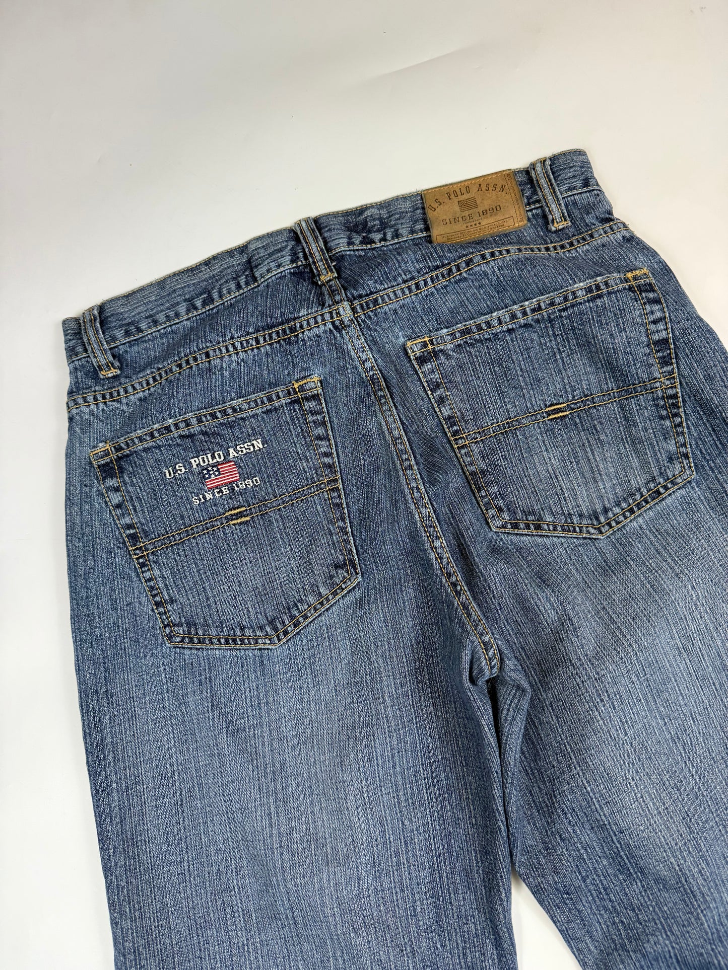 Vintage US polo ASSN baggy jeans (W32)