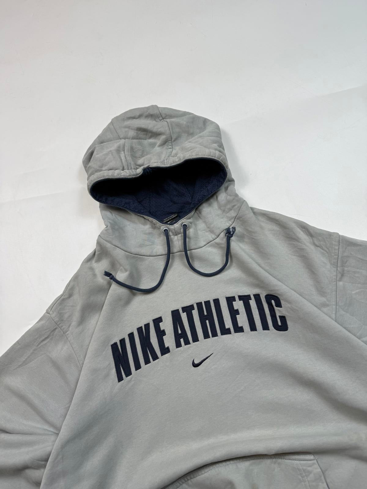 Vintage Nike athletic spell out hoodie (L)