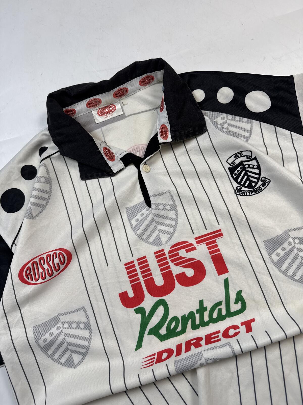 Vintage Pontypridd 1998/99 rugby union shirt (L)