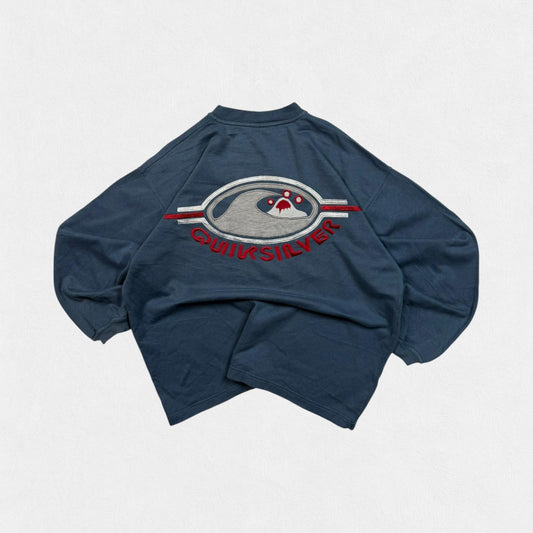 Vintage Y2K Quiksilver spell out sweatshirt (L)