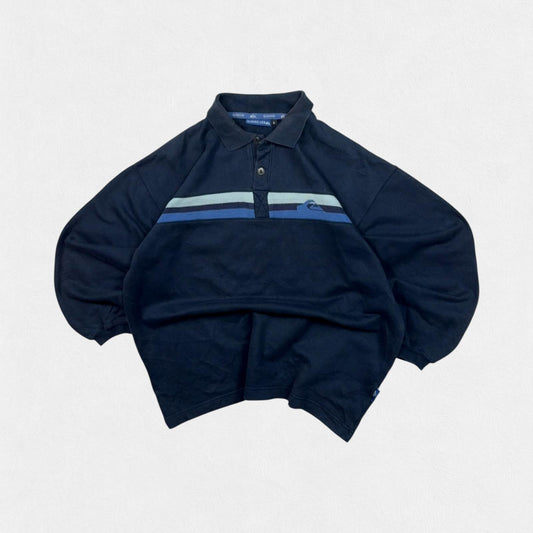 Vintage Y2K Quiksilver collared sweatshirt (S)