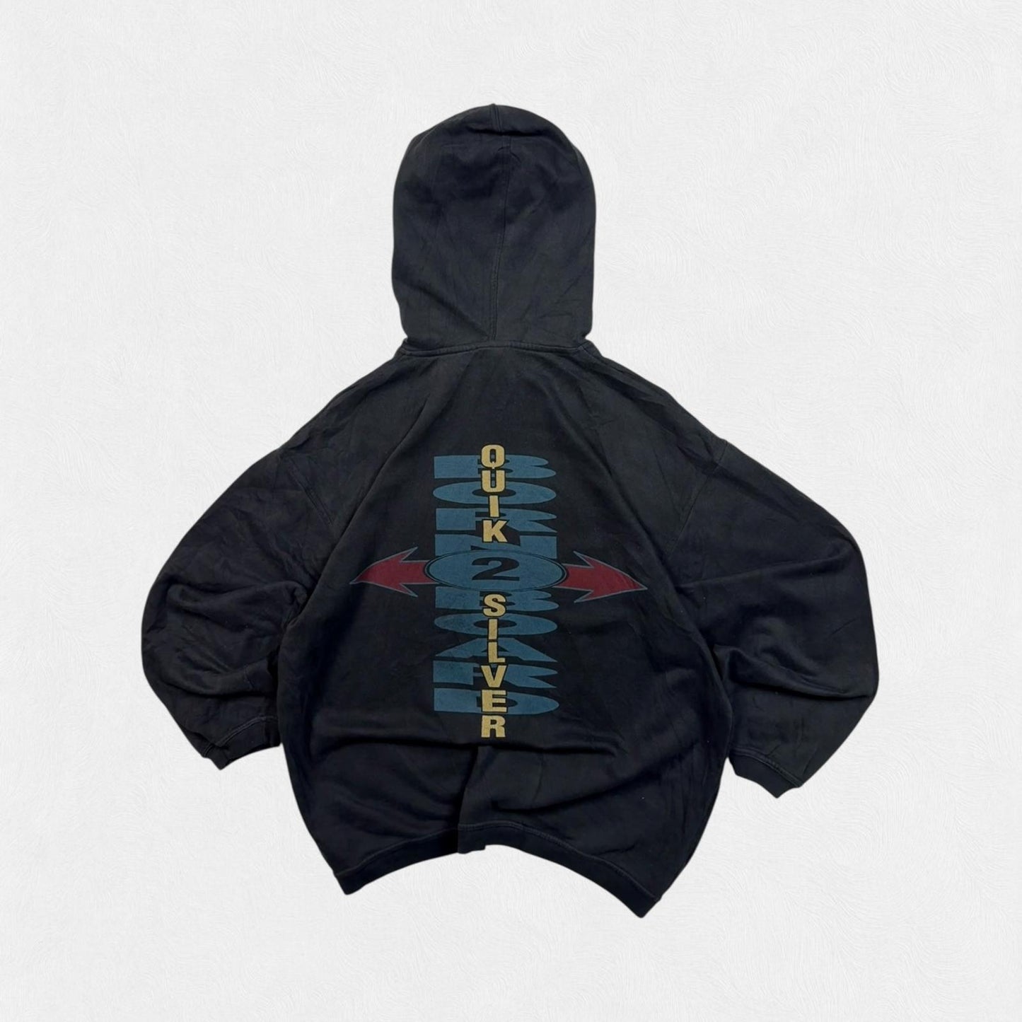 Vintage 90s Quiksilver surfing hoodie (M)