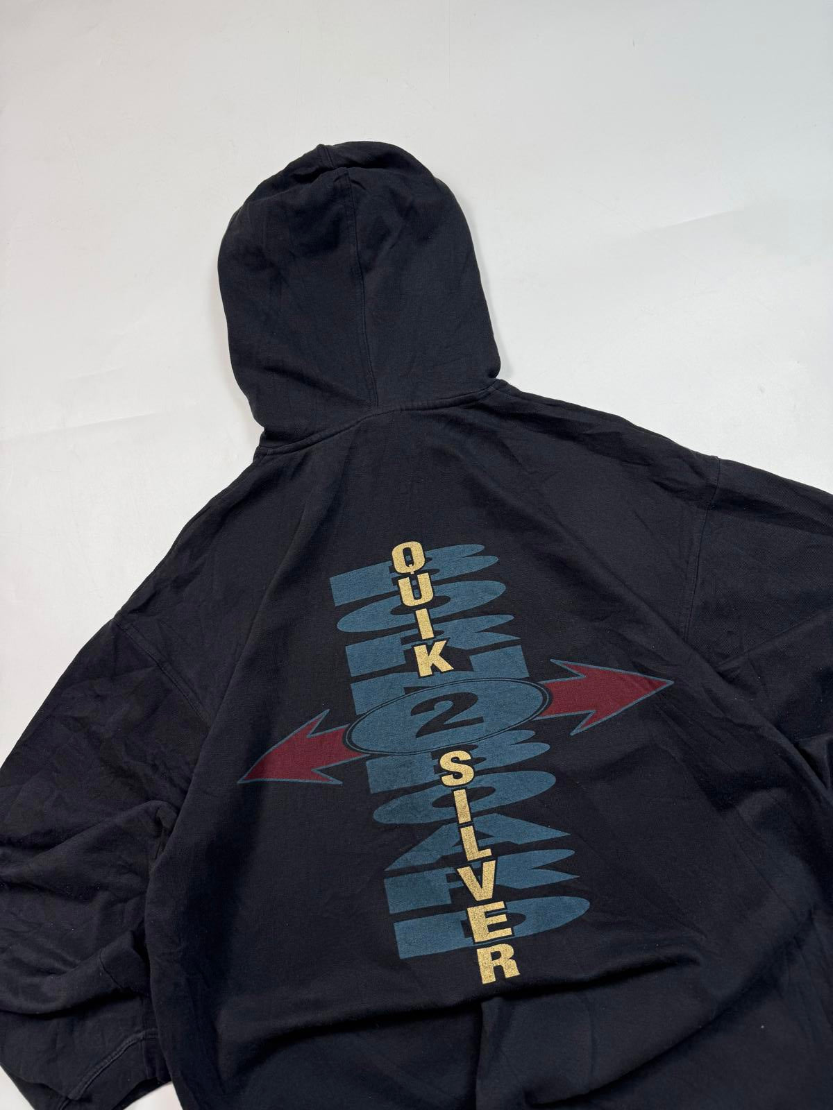 Vintage 90s Quiksilver surfing hoodie (M)