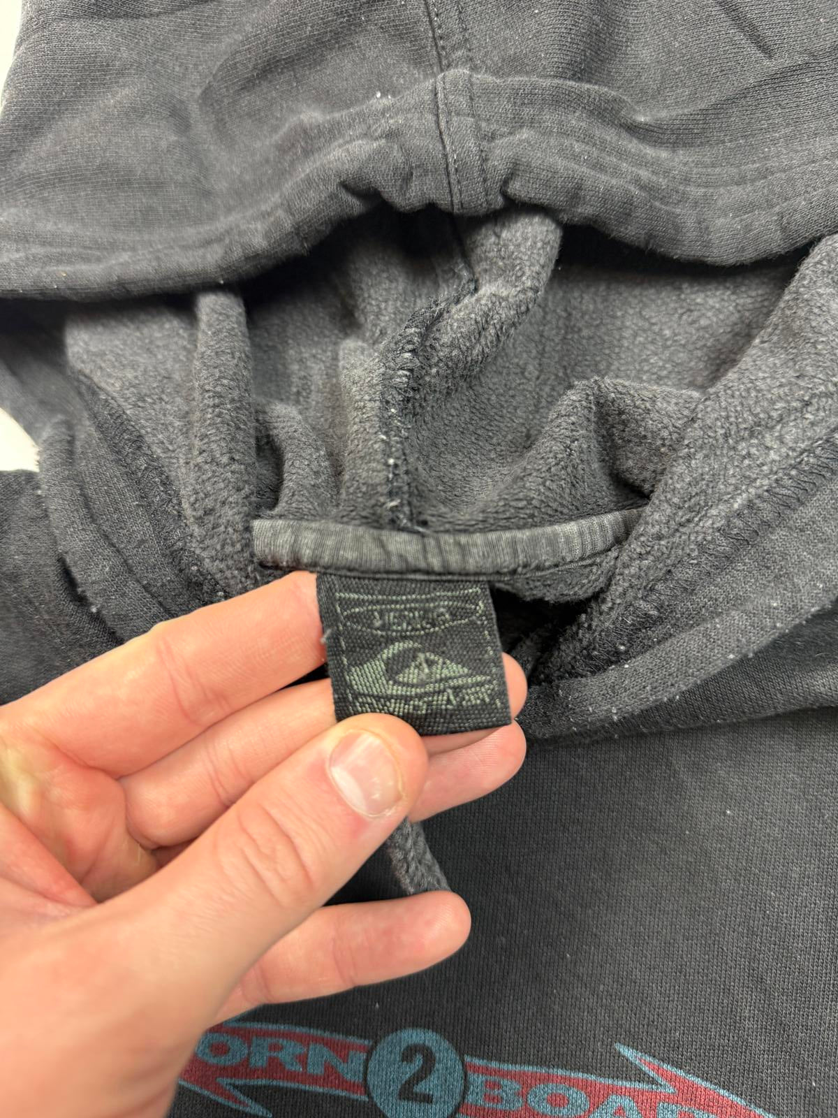 Vintage 90s Quiksilver surfing hoodie (M)