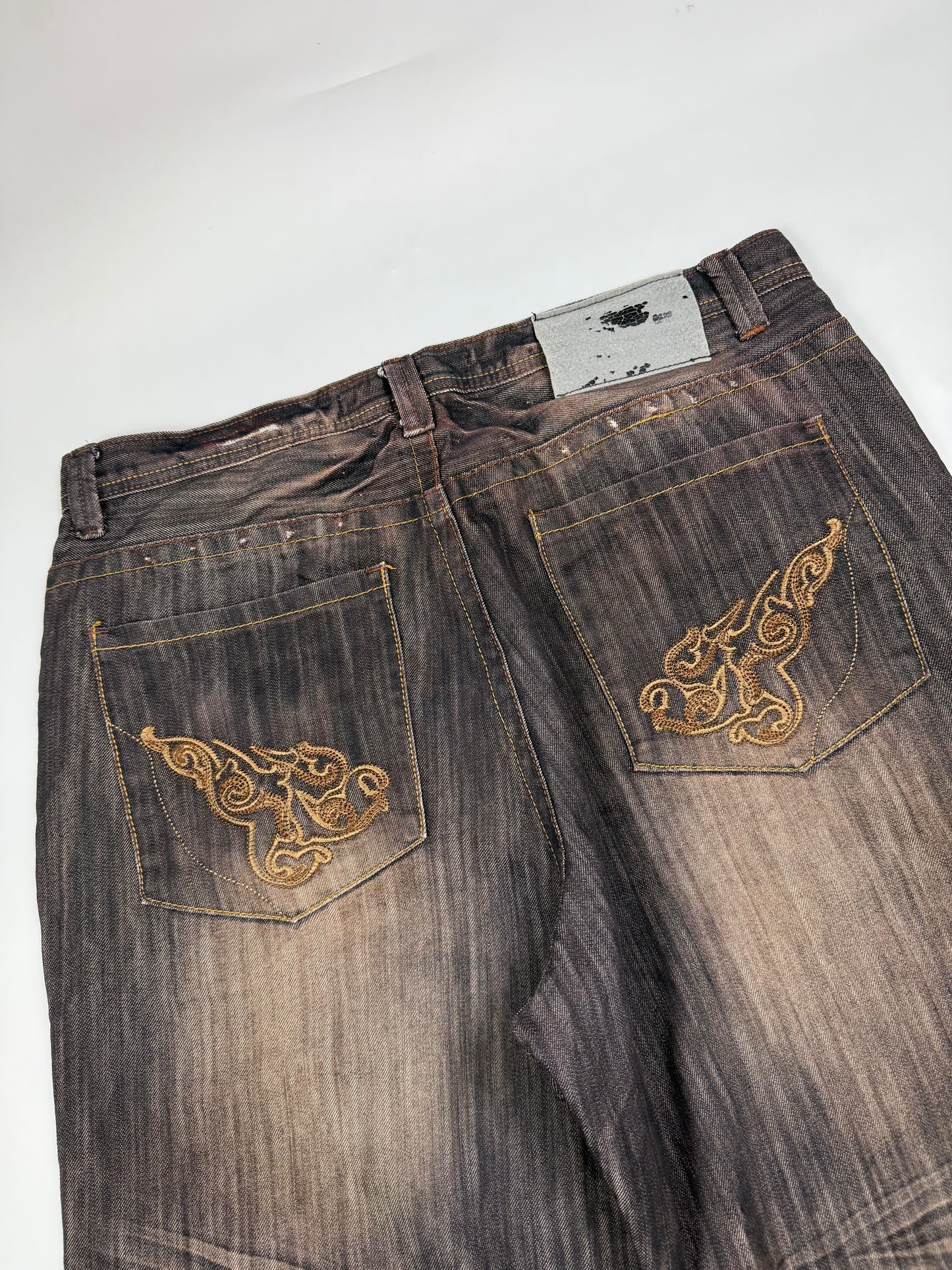 Vintage Hip Hop baggy denim jeans (W36)