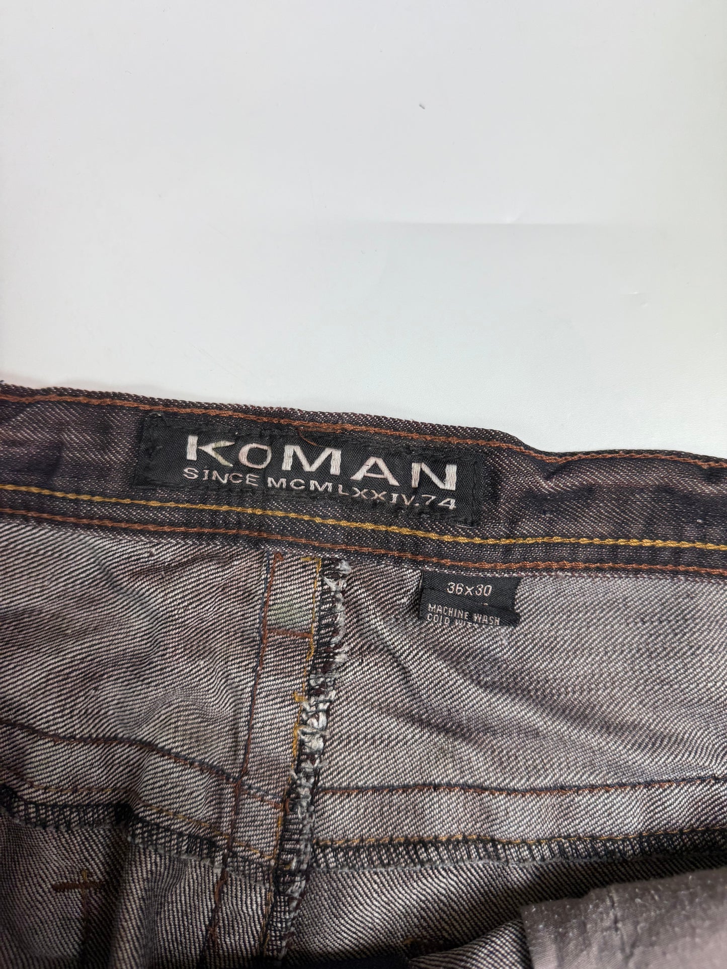 Vintage Hip Hop baggy denim jeans (W36)