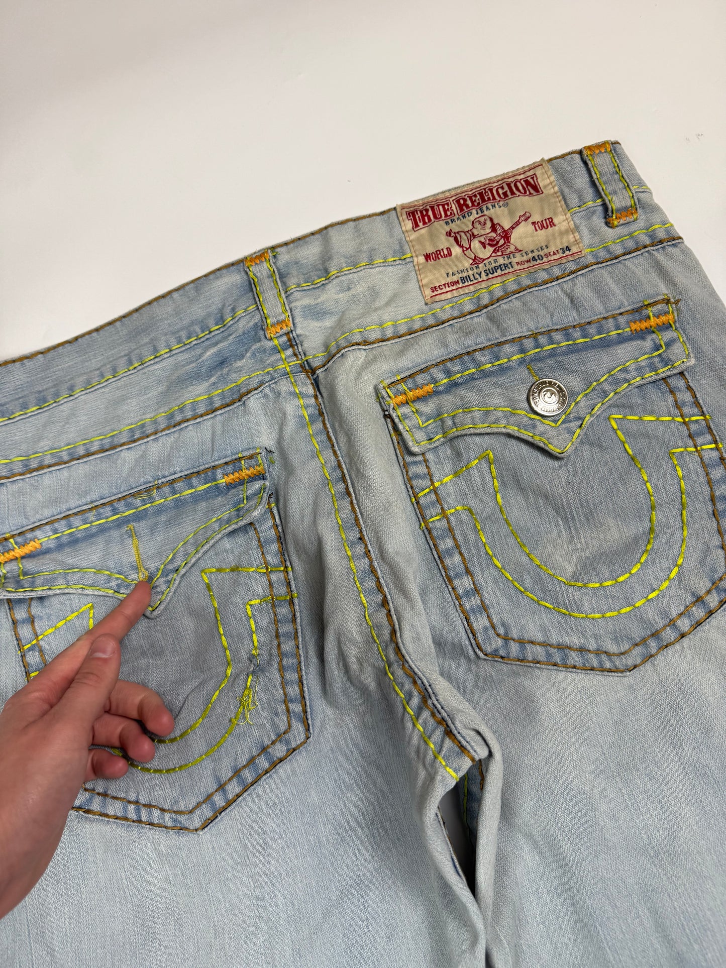 Vintage Y2K True Religion baggy jeans (W40)